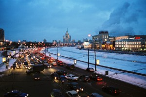 Moscow at dusk